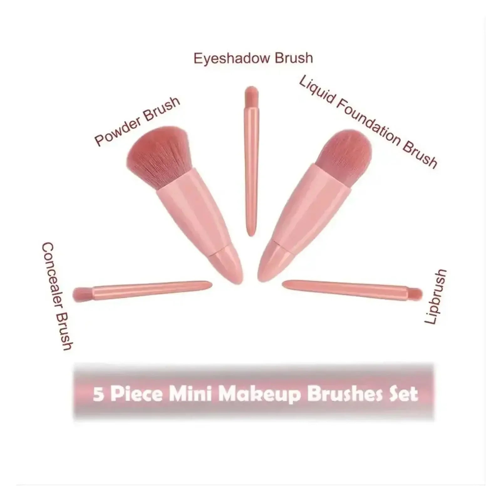Travel Makeup Brush Set