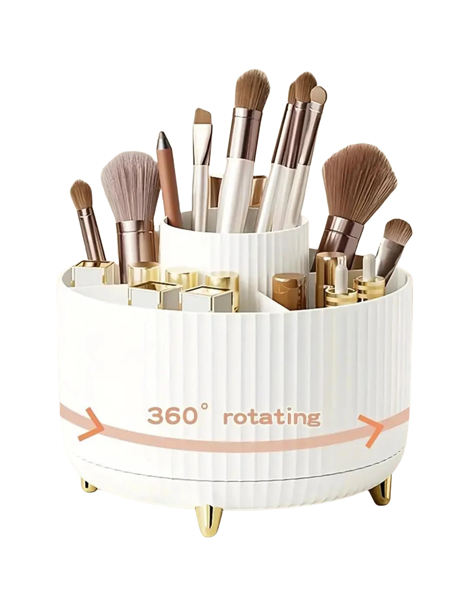 360° Rotating Makeup Organizer – Cosmetic Storage