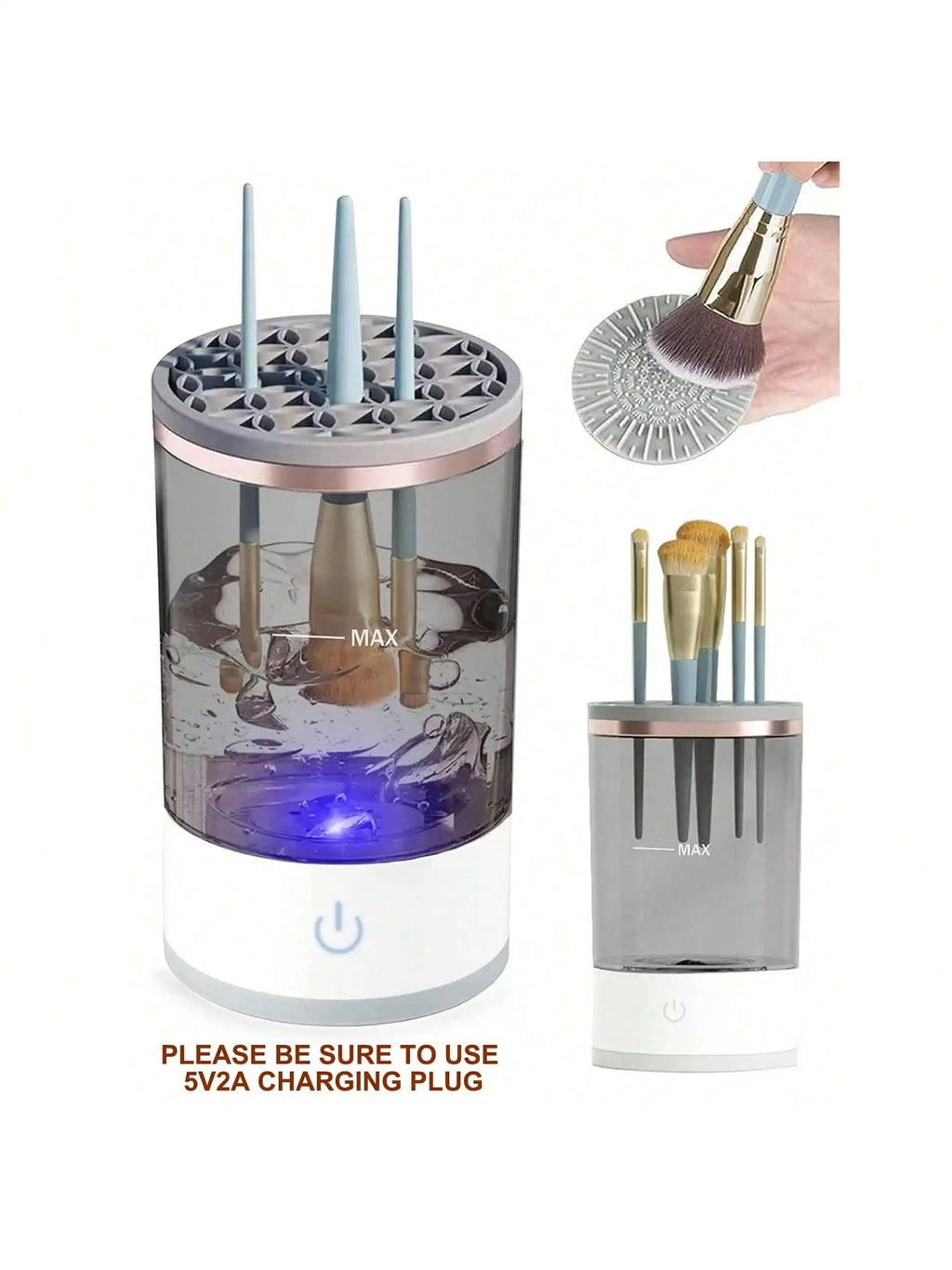 Automatic Makeup Brush Cleaner