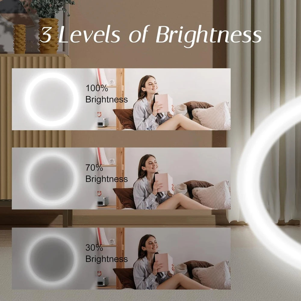 Portable LED Makeup Mirror – 1X/3X Magnification
