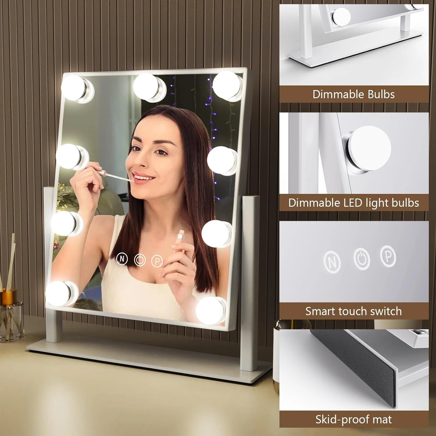 Hollywood LED Makeup Mirror